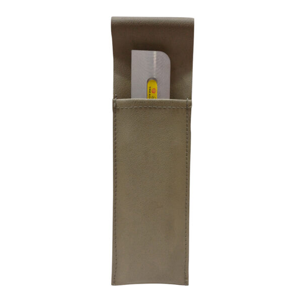 Tyre tread depth gauge in bag