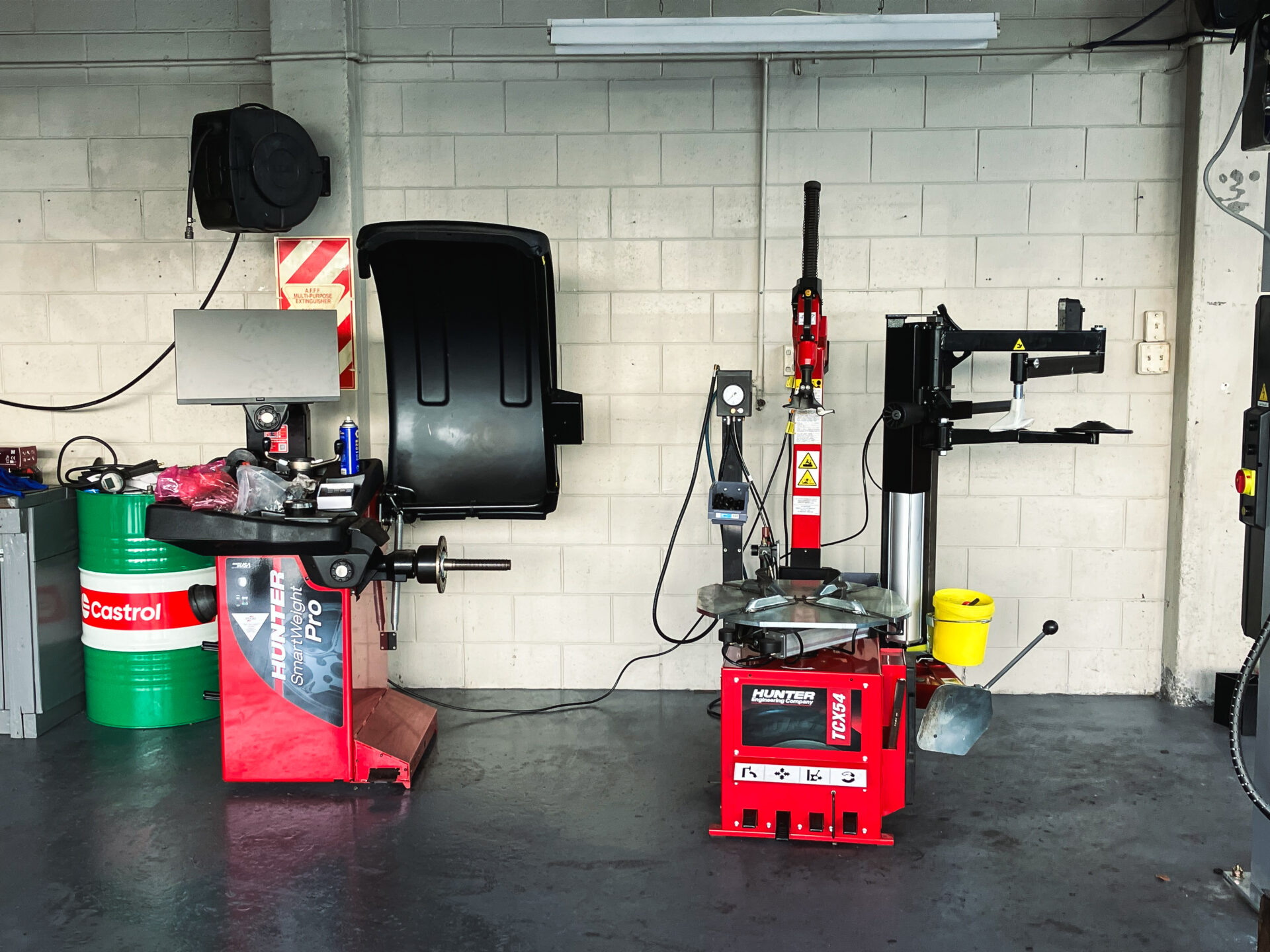 Hunter Engineering equipment at Alpha Auto & Tyres